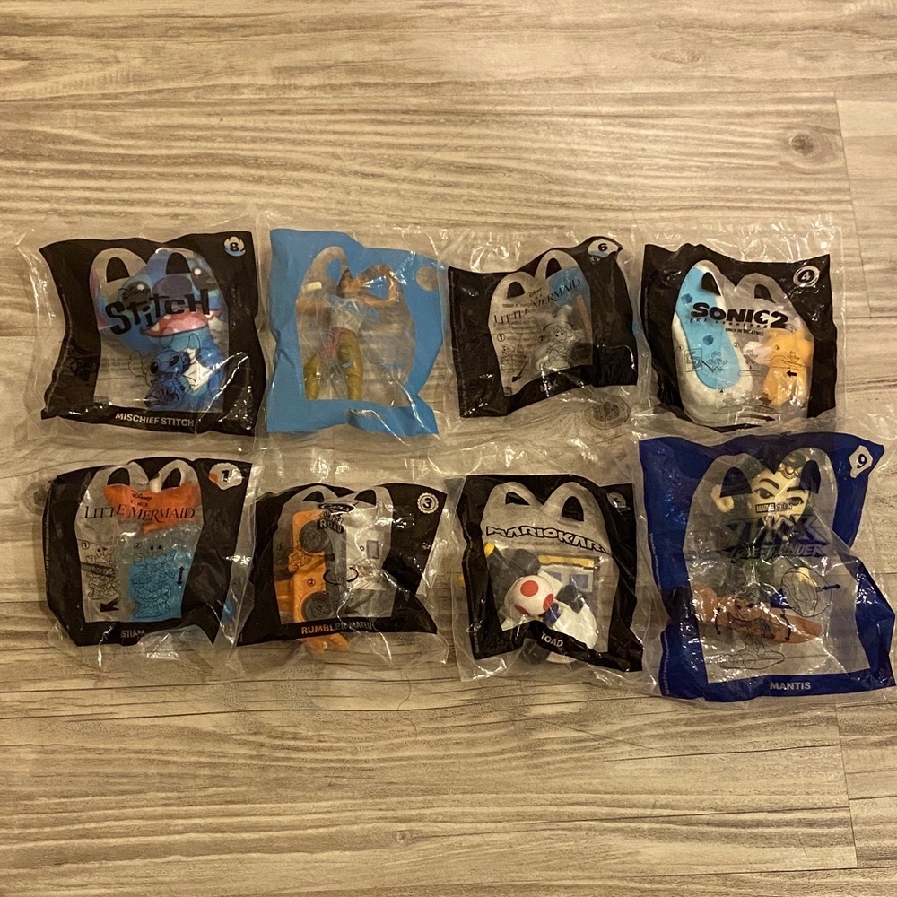 **BEST 8 PCK** McDonald's Happy Meal Toys!!